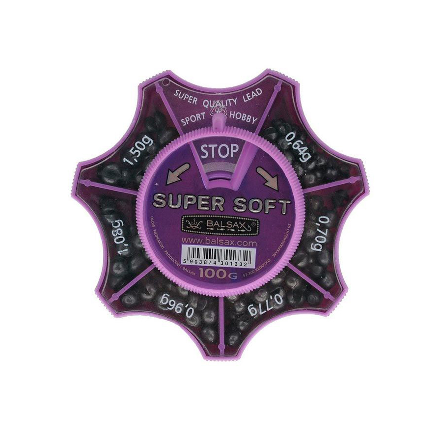 Набор грузил Balsax SUPER SOFT 0,64-1,5г. (10шт.). Фото №2