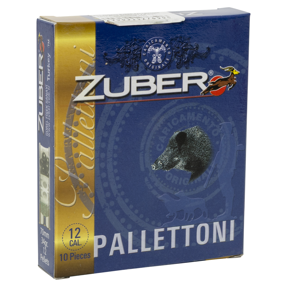 Патрон ZUBER PALLETTONI 12/70 Buck Shot/карт 7,8 (пач. 10шт/короб 300). Фото №5 Патрон ZUBER PALLETTONI 12/70 Buck Shot/карт 7,8 (пач. 10шт/короб 300). Фото №5