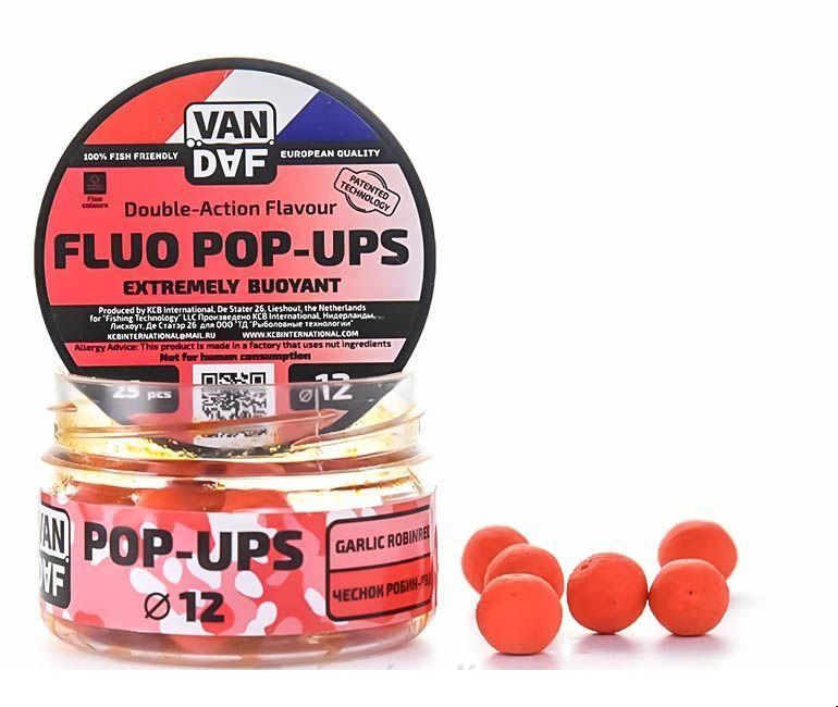 Поп-апы VAN DAF Garlic Robinred - Чеснок Робин Рэд, 12 мм, красный, 25 шт.. Фото №1 Поп-апы VAN DAF Garlic Robinred - Чеснок Робин Рэд, 12 мм, красный, 25 шт.. Фото №1