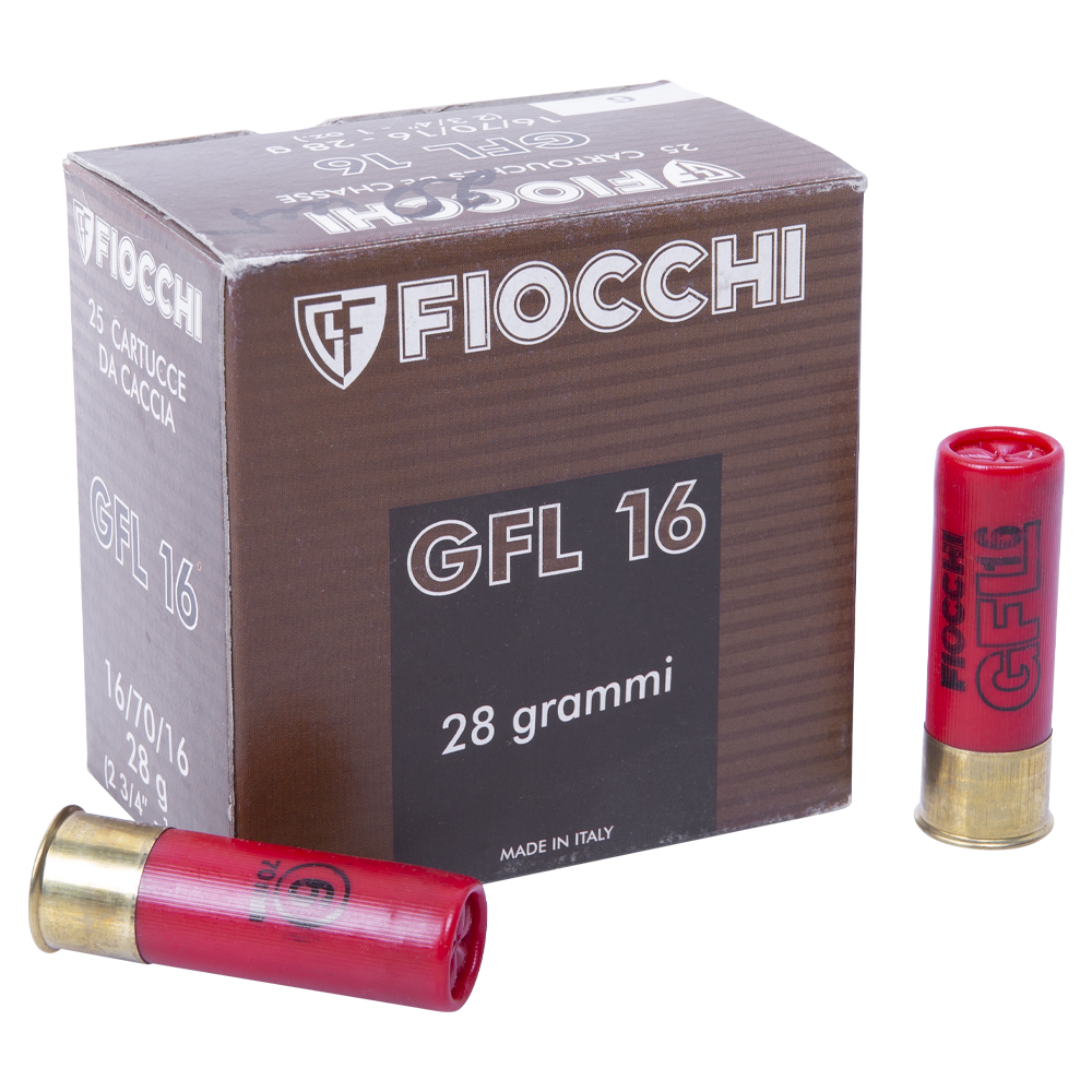 Патрон FIOCCHI GFL 16 16/70/16 дробь № 6, 28 гр. (в коробке 25 шт.) . Фото №1 Патрон FIOCCHI GFL 16 16/70/16 дробь № 6, 28 гр. (в коробке 25 шт.) . Фото №1