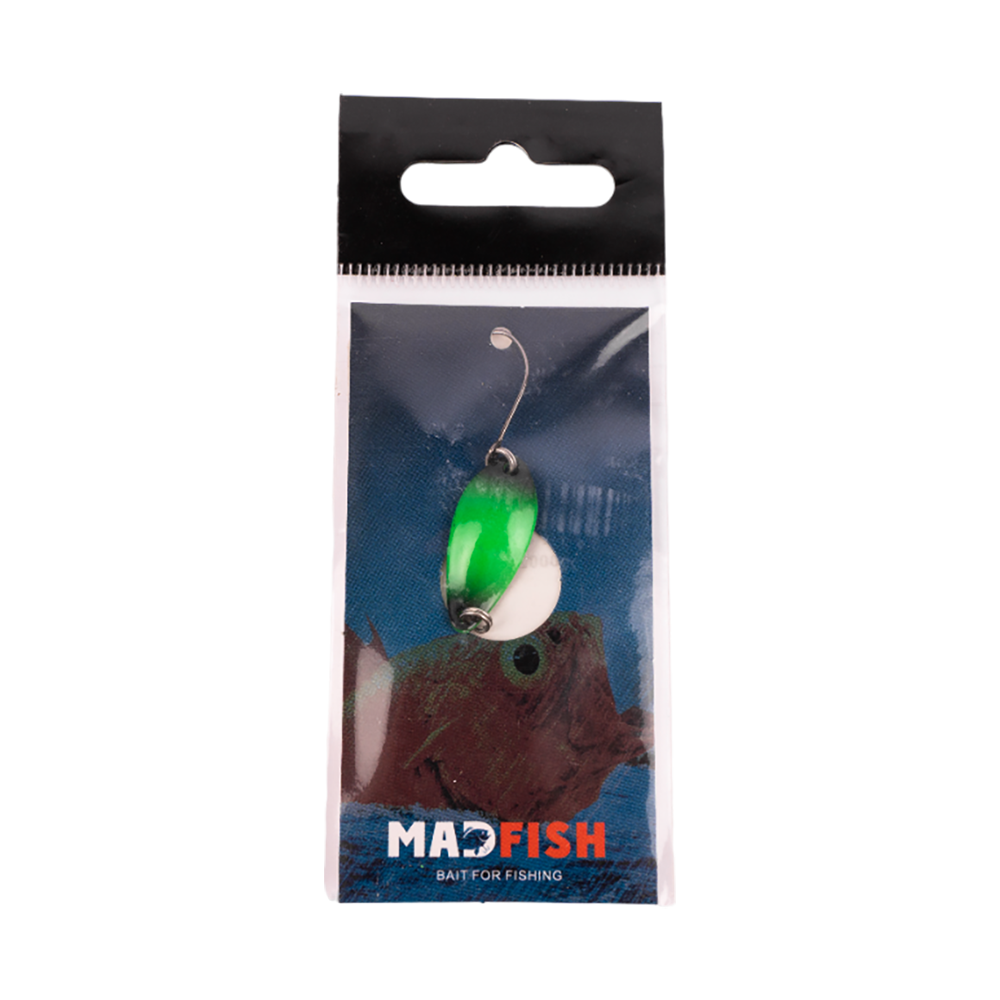 Блесна колеблющаяся MADFISH Juna 1,8г, цвет GS061039. Фото №1