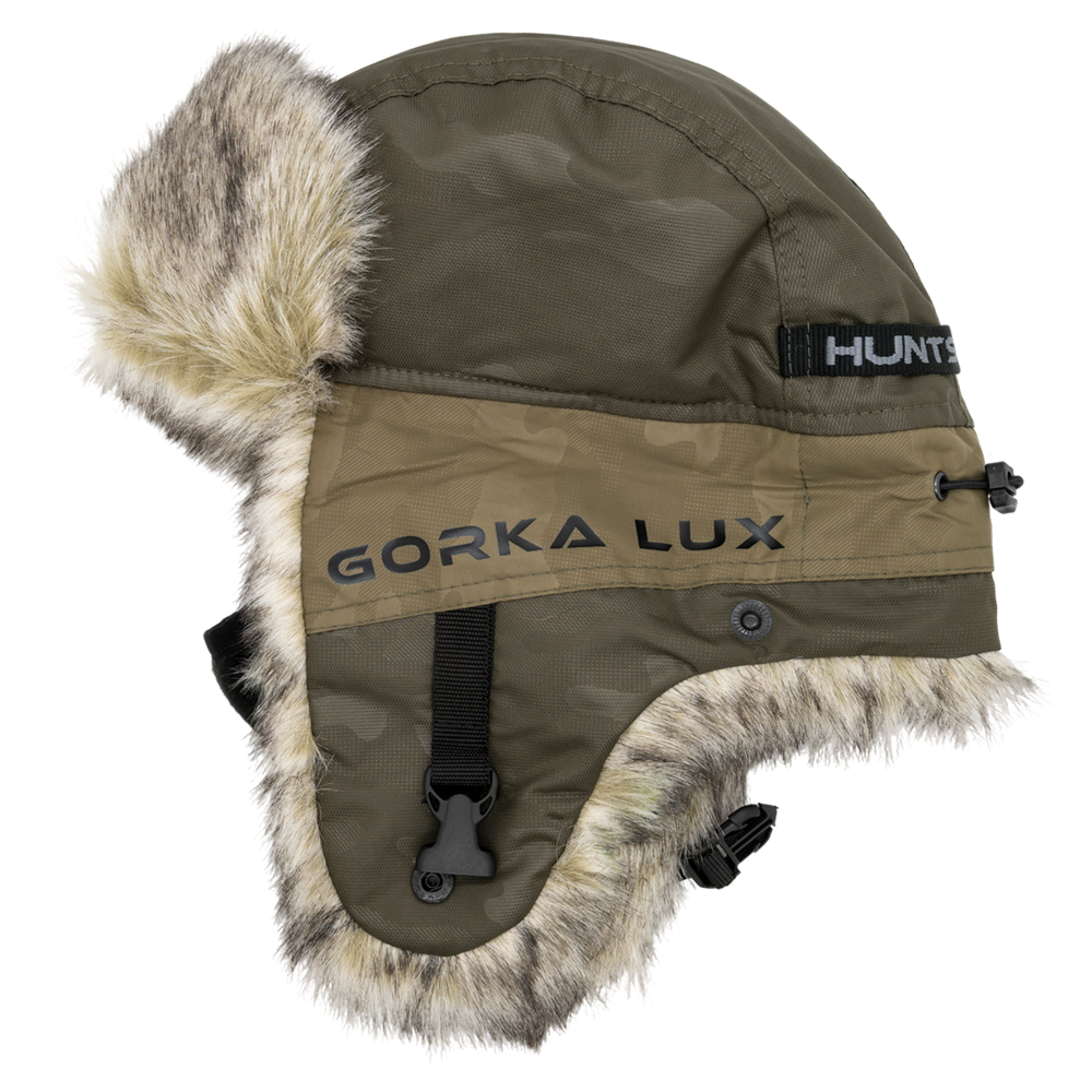 Шапка ушанка зимняя Горка-Люкс ткань Breathable Camo цвет Хаки р. 58-60. Фото №2 Шапка ушанка зимняя Горка-Люкс ткань Breathable Camo цвет Хаки р. 58-60. Фото №2