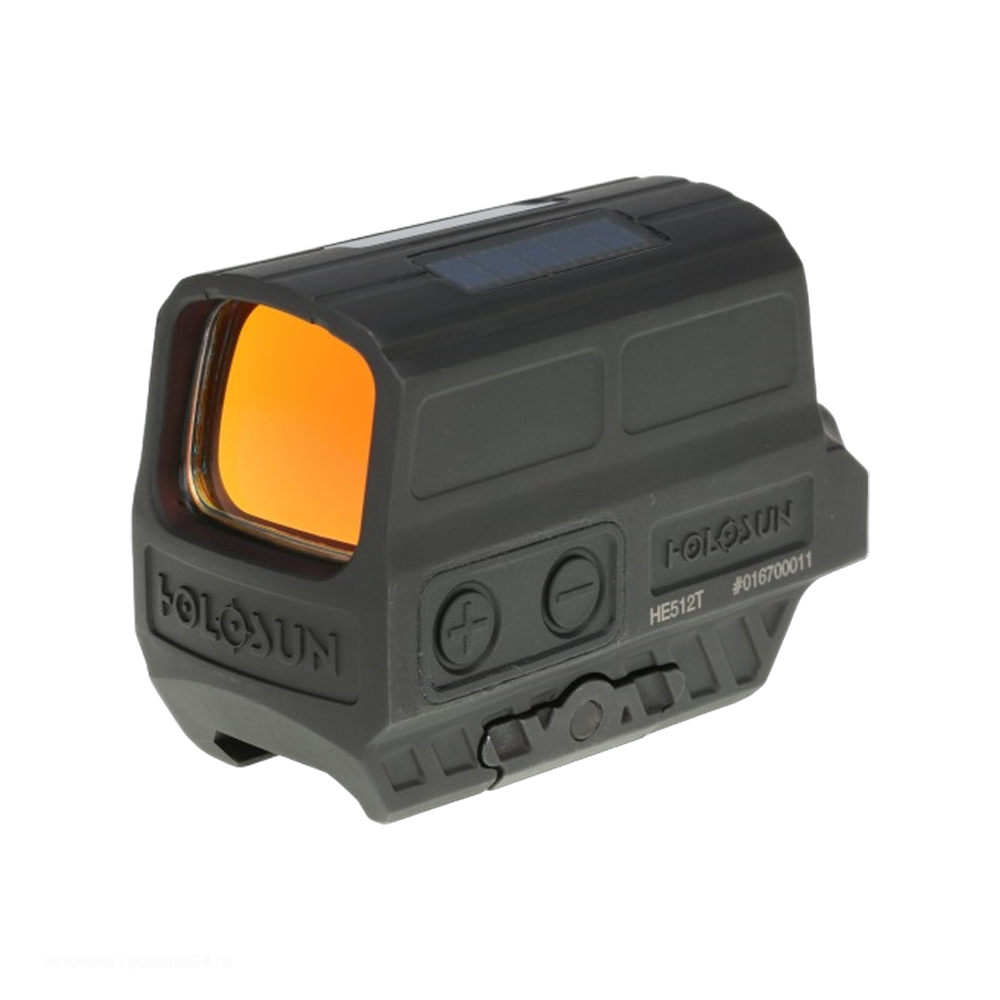 Коллиматор Holosun EnclosedELITE закрытый, Weaver/Picatinny, солнечная батарея, точка/круг/круг-точка GREEN. Фото №1