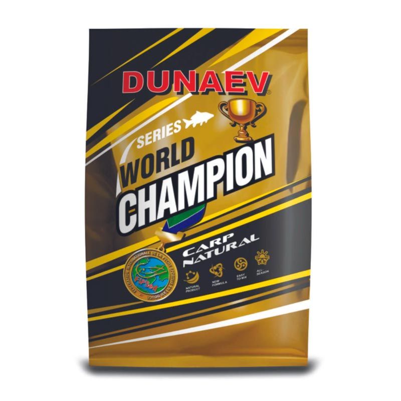 Прикормка "DUNAEV-WORLD CHAMPION" 1кг Carp Natural. Фото №2 Прикормка "DUNAEV-WORLD CHAMPION" 1кг Carp Natural. Фото №2
