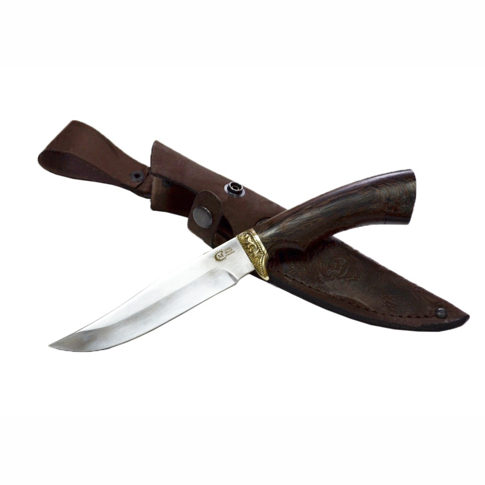 Нож "Мангуст" кованая сталь 95х18 (венге, литье) (ИП Семина). Фото №1
