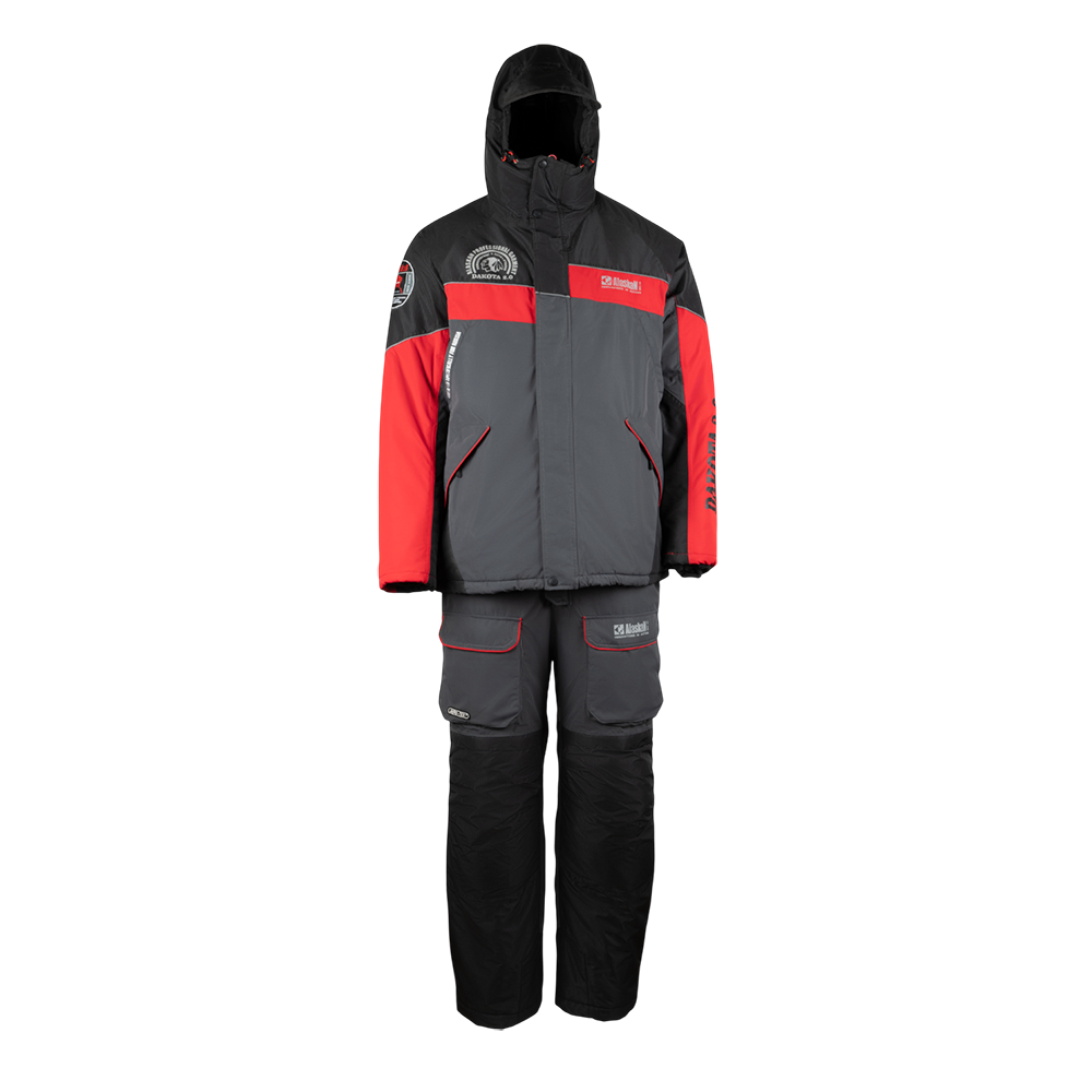Костюм Alaskan Dakota 2.0 cерый/черный/красный р. XL. Фото №1 Костюм Alaskan Dakota 2.0 cерый/черный/красный р. XL. Фото №1