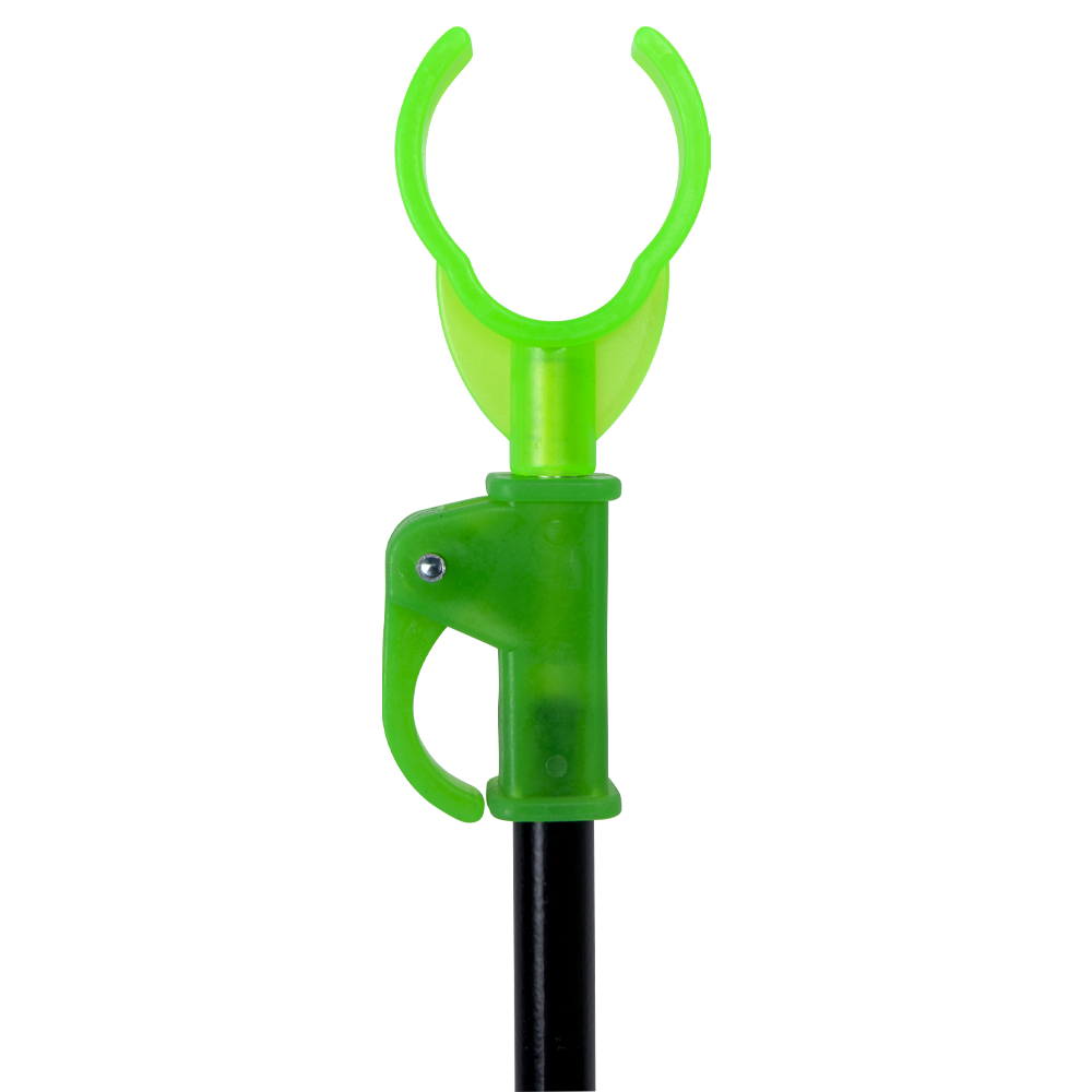 Стойка для удилищ Tirana телескопическая 900мм, U образный зеленый рогач (железная). Фото №2