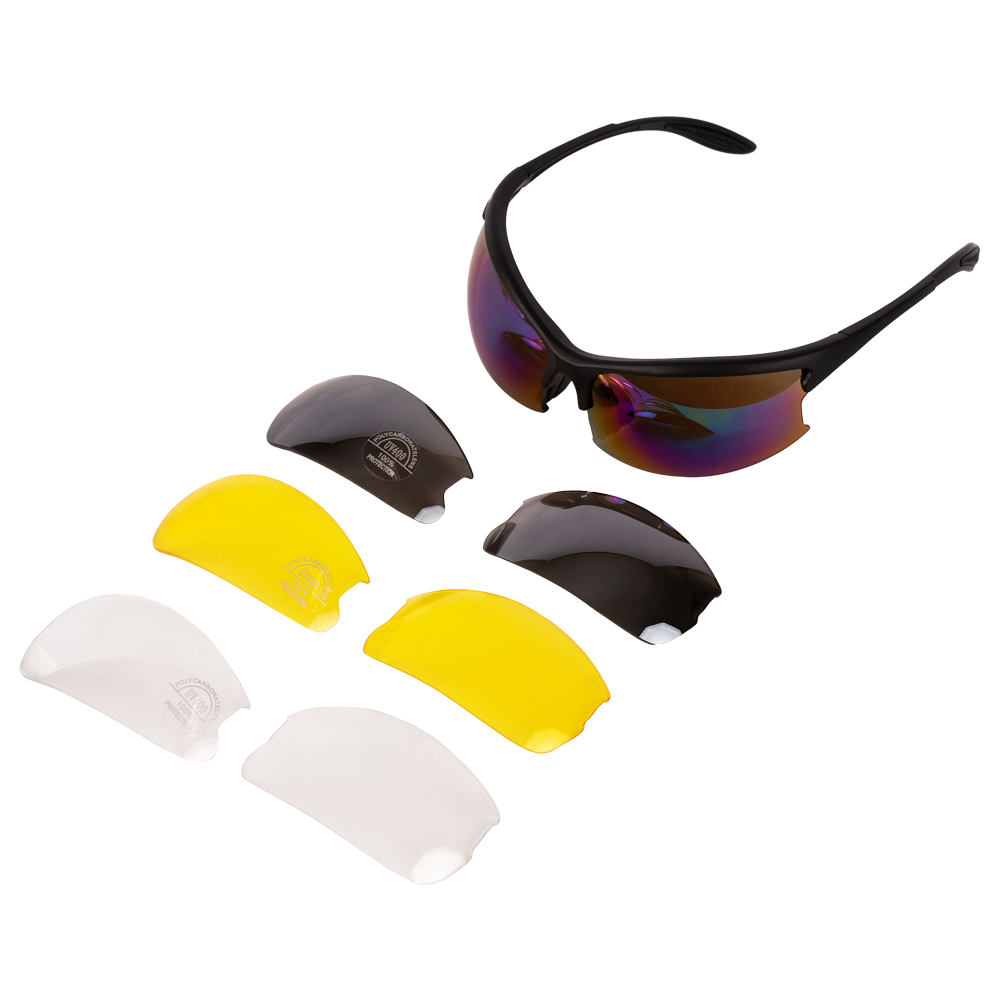 Очки Remington тактические (чехол, 6 линз, салфетка, оправа, ремешки). Фото №5