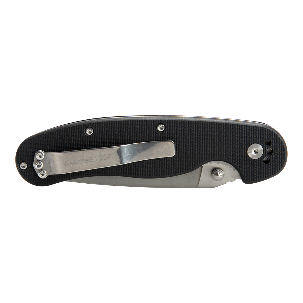 Нож складной Kranch B-120S, клинок AUS8, рукоять G10 black. Фото №3