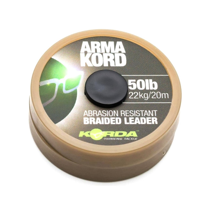 Плетеный лидер Korda Arma Kord Sub Brown 50lb 20м KARM50. Фото №2 Плетеный лидер Korda Arma Kord Sub Brown 50lb 20м KARM50. Фото №2