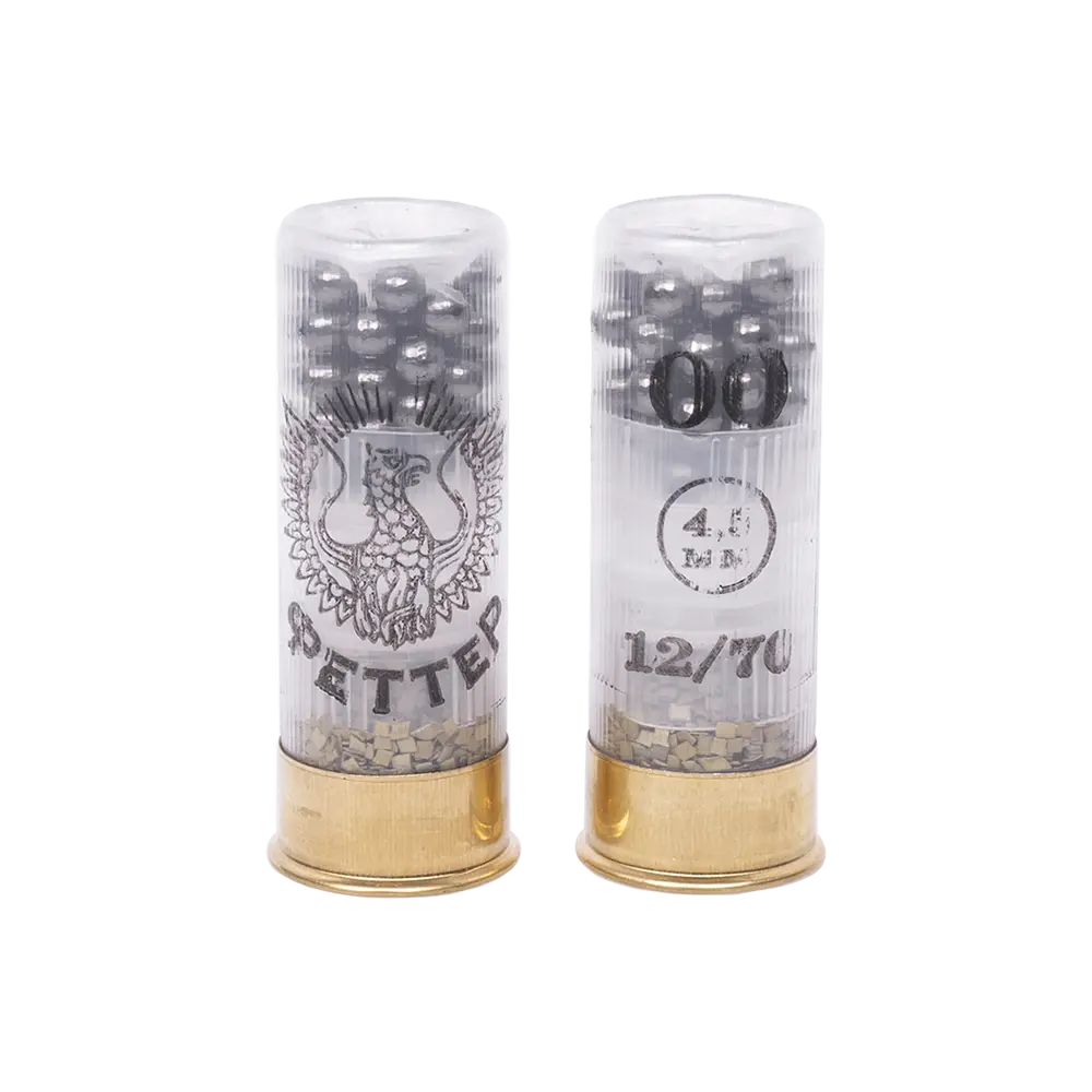 Патрон ФЕТТЕР БИОР 12/70 дробь № 00, 32гр. (в пачке 25 шт.) (в коробке 250 шт.). Фото №3 Патрон ФЕТТЕР БИОР 12/70 дробь № 00, 32гр. (в пачке 25 шт.) (в коробке 250 шт.). Фото №3