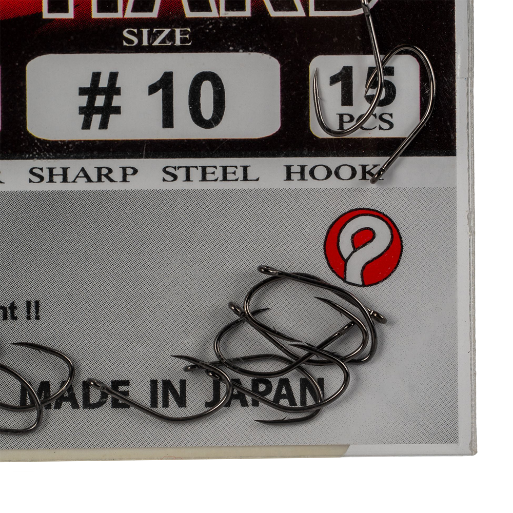 Крючок Gamakatsu Hook A1 LS-2263 Eyed Black №10. Фото №2