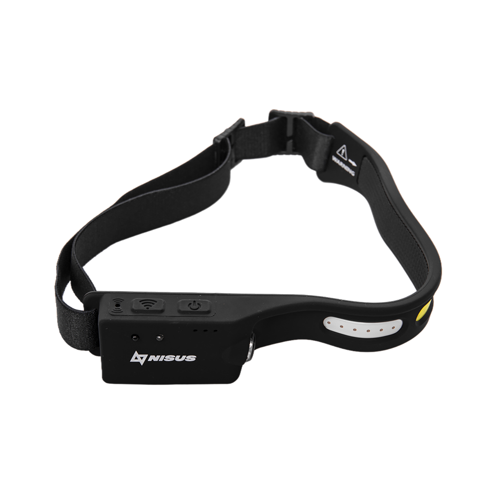 Фонарь налобный сенсорный LED-200 LM, COB-200LM, IPX4, USB NISUS PRO. Фото №4 Фонарь налобный сенсорный LED-200 LM, COB-200LM, IPX4, USB NISUS PRO. Фото №4