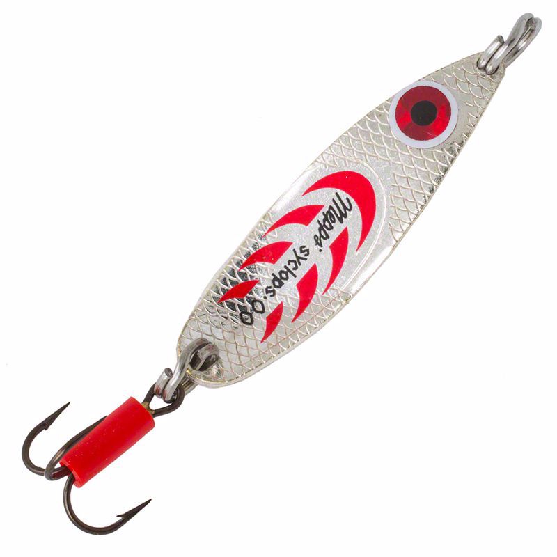 Блесна Mepps Syclops 1 silver/red. Фото №1