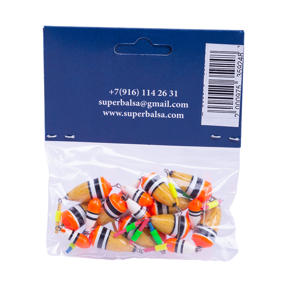 Поплавок зимний двойной (бальса) 1,5г натуральный (10шт) . Фото №1 Поплавок зимний двойной (бальса) 1,5г натуральный (10шт) . Фото №1