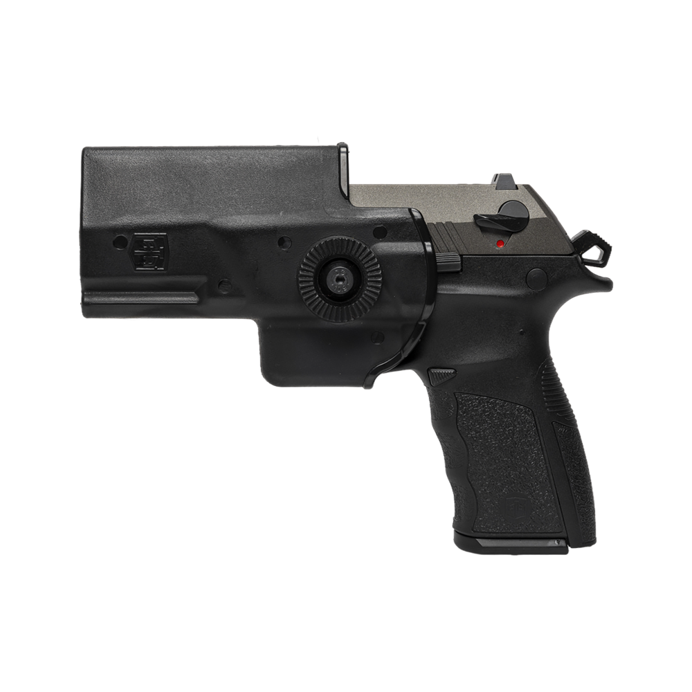 Пистолет АТА9 калибр 9*19 мм, Tungsten, вольфрамовый затвор, черная рамка. Фото №10