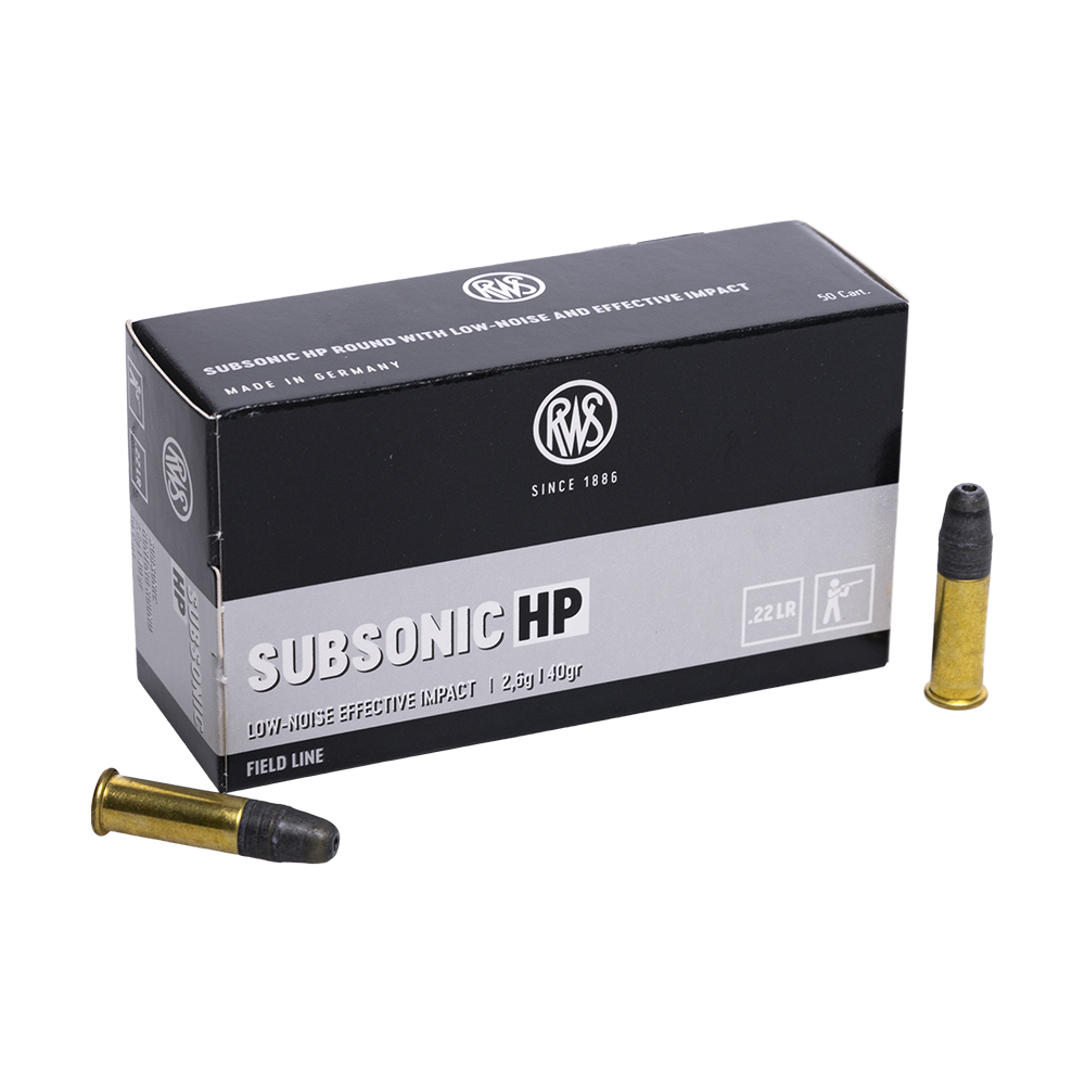 Патрон нарезной RWS калибр 22 LR SUBS H-POINT 2,6 гр. 40 grn. (в пачке 50 шт.). Фото №3