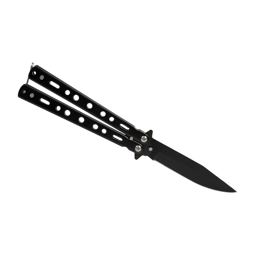 Нож складной "Бабочка" ВТ01ВВ, клинок 420, рукоять металл (Ярхант). Фото №4