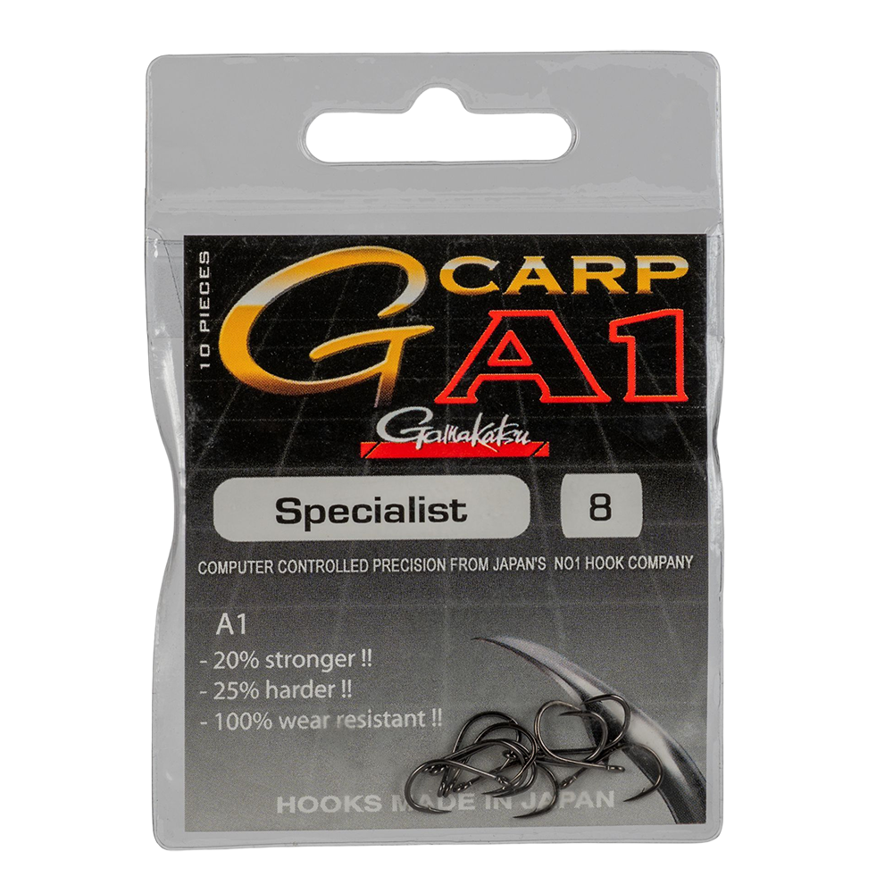 Крючок Gamakatsu Hook A1 G-Carp Specialist №08. Фото №1 Крючок Gamakatsu Hook A1 G-Carp Specialist №08. Фото №1