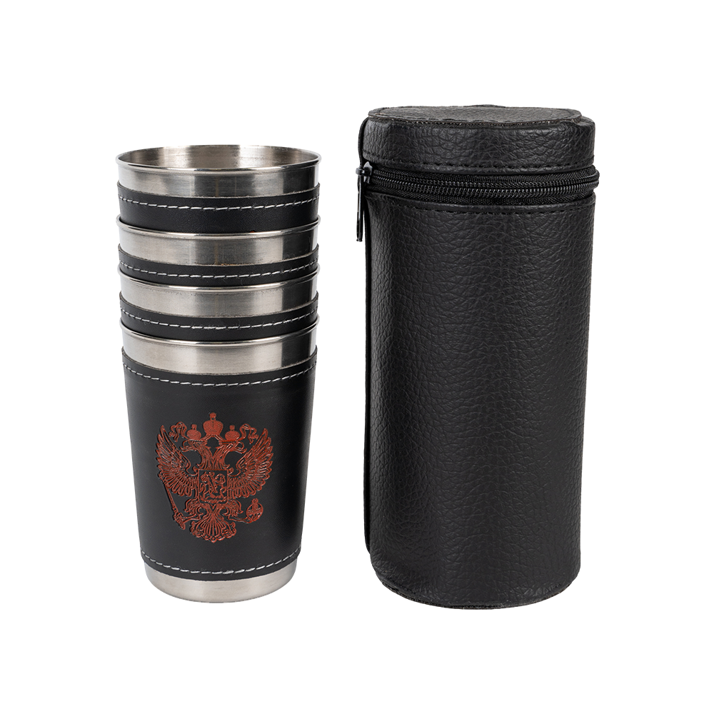 Набор стопок в чехле (4 шт). Фото №1