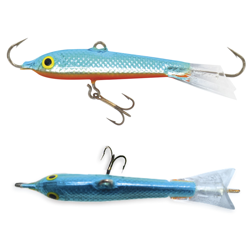 Балансир Kuusamo Tasapaino 60мм, 9гр, цвет (BLU-S) с тройником. Фото №2 Балансир Kuusamo Tasapaino 60мм, 9гр, цвет (BLU-S) с тройником. Фото №2