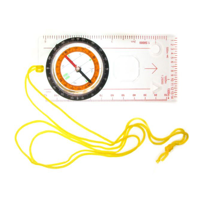 Компас ДС 45-LL, орг. стекло, лупа, линейка. Фото №1