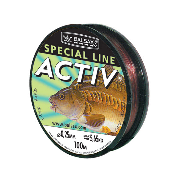 Леска "Aktiv Карп" 100м 0,3 (8,5кг). Фото №2