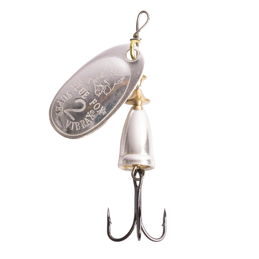 Блесна вращающаяся Blue Fox Vibrax Original №2, 6гр, цвет (S) серебро. Фото №1