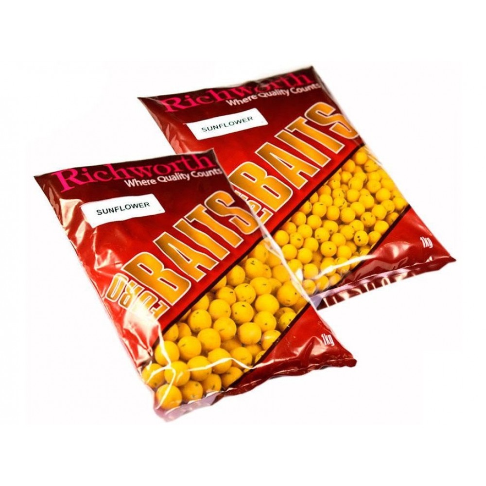 Бойлы Euroboilies 20mm 1kg Sunflower подсолнух. Фото №2