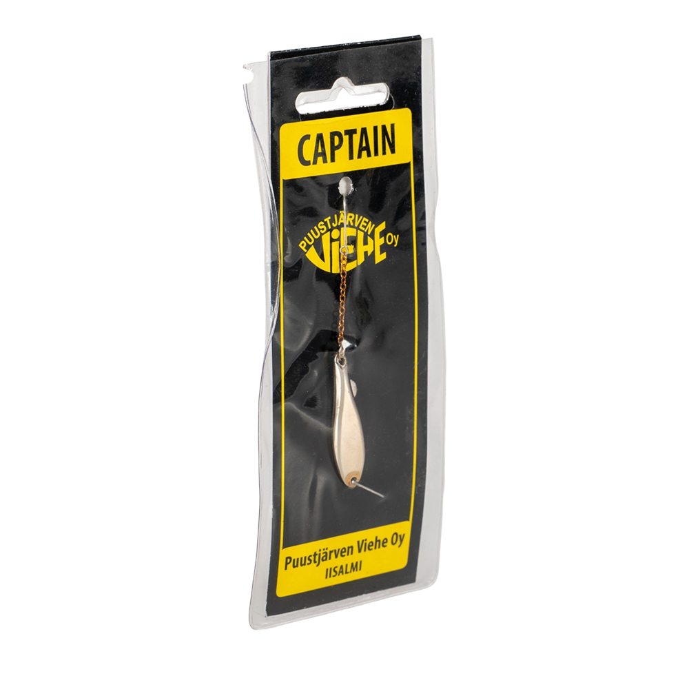 Блесна Puustjarven Captain 38мм, 5гр, цвет (Mes/Hop) цепочка-крючок. Фото №2