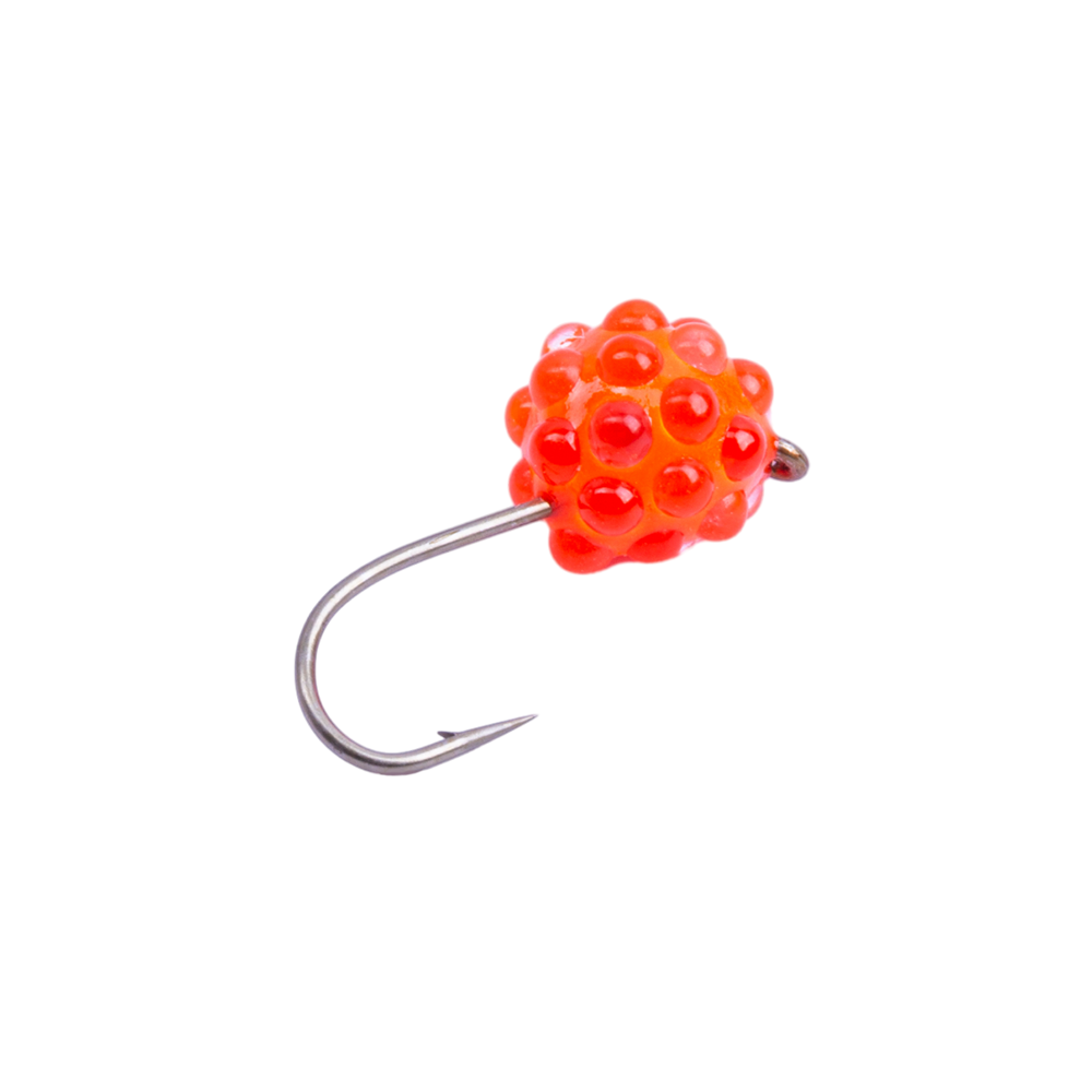 Мормышка вольфрамовая Shark "Икринка" d3мм, крючок №12, шарик, цвет (882F). Фото №2 Мормышка вольфрамовая Shark "Икринка" d3мм, крючок №12, шарик, цвет (882F). Фото №2