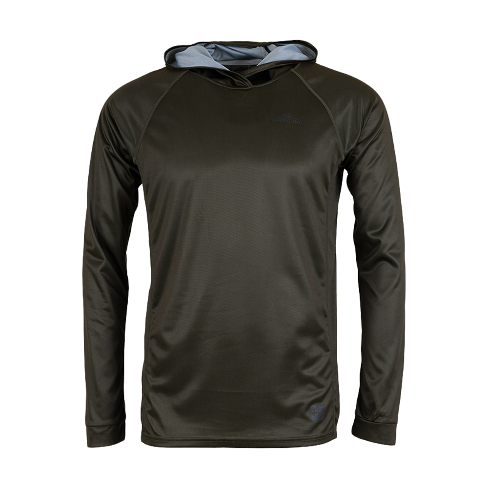 Лонгслив с капюшоном GRAYLING "Sargan" (хаки) р. XL. Фото №1