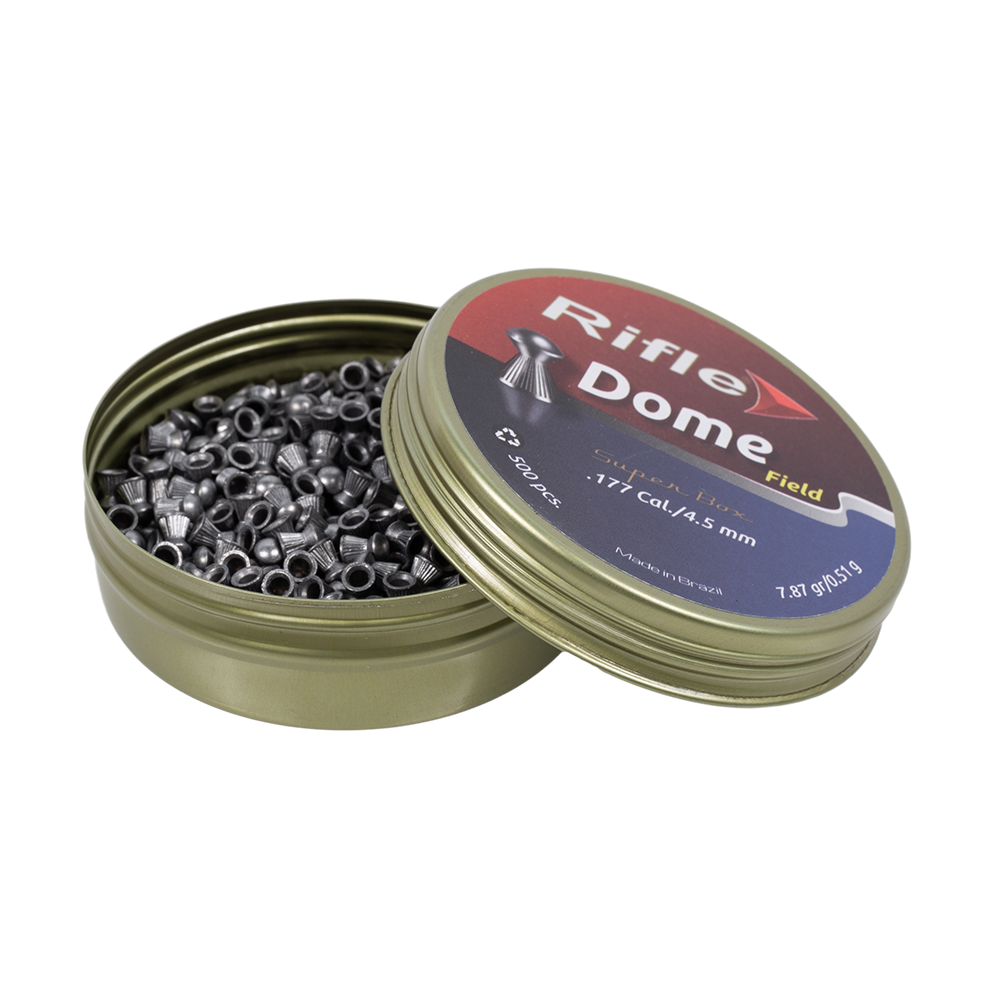 Пуля пневматическая RIFLE Field Series Dome 4,5 мм. 0,51 гр. (500 шт. в банке). Фото №2
