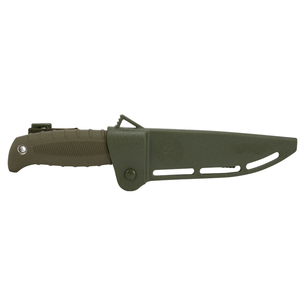 Нож Кизляр "Финский" (рукоять эластрон), цвет: хаки. Фото №4 Нож Кизляр "Финский" (рукоять эластрон), цвет: хаки. Фото №4