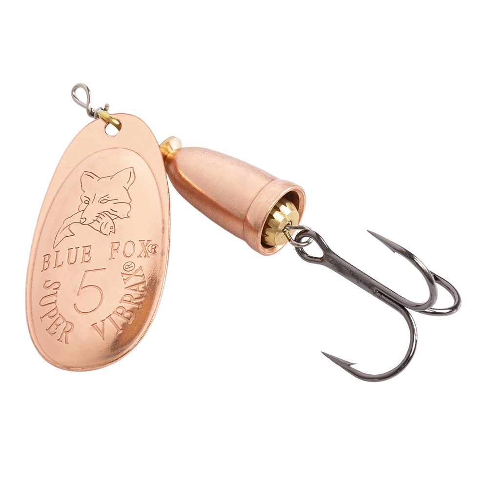 Блесна вращающаяся Blue Fox Vibrax Original №5,13гр, цвет (С) медь. Фото №2