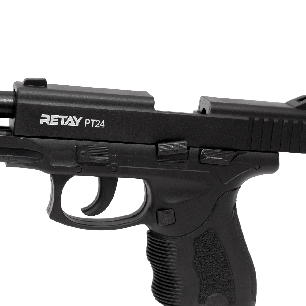 Пистолет охолощенный RETAY PT24, (Taurus), Сатин, калибр 9mm. P.A.K. Фото №3