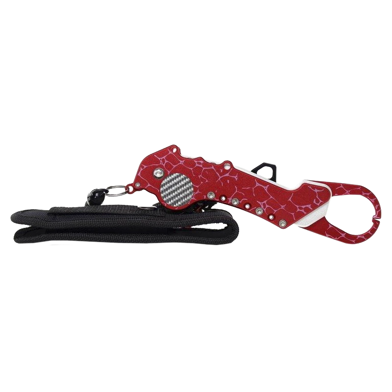 Захват Kranch складной длина 18-28см, вес 189гр, красный. Фото №3