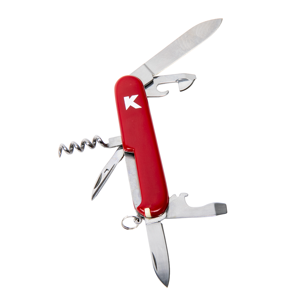 Нож складной туристический Kranch R-106, red. Фото №1