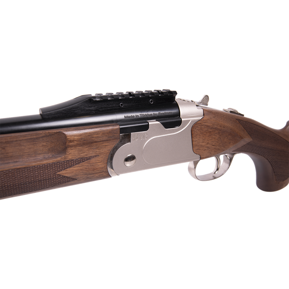 Ружье REXIMEX RS912 Silver 12/76, L-510  (дерево, мушка, целик, планка пикатинни). Фото №9