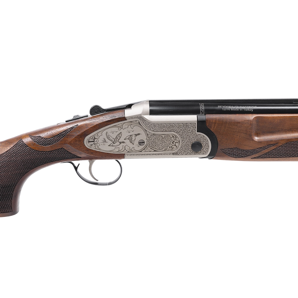 Ружье Beydora BDR 90 DLX E калибр 12х76, L-710 (серебристый ресивер сталь,ортоп. рукоять,набор чоков). Фото №3 Ружье Beydora BDR 90 DLX E калибр 12х76, L-710 (серебристый ресивер сталь,ортоп. рукоять,набор чоков). Фото №3