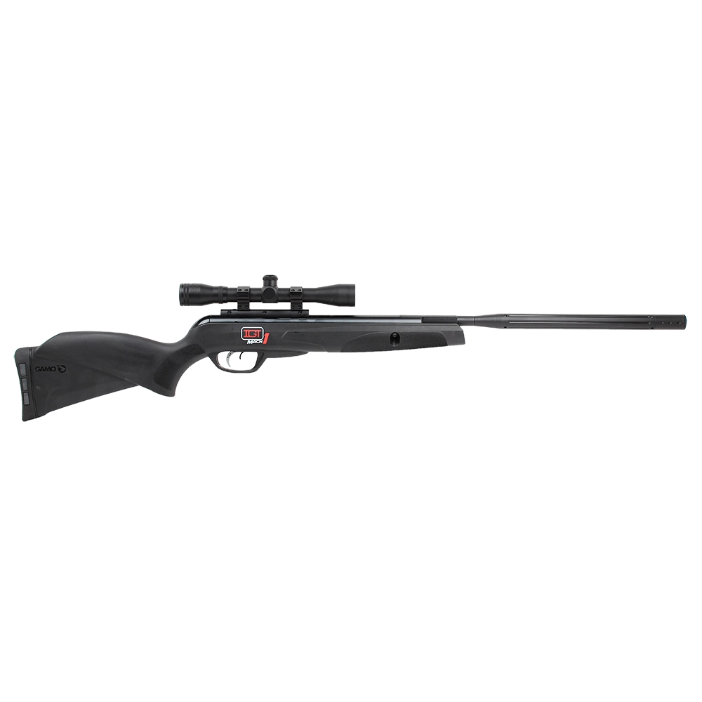 Винтовка пневматическая GAMO Black Bull IGT (переломка, черный пластик, прицел 4x32, 3Дж.), калибр 4,5 мм. Фото №1 Винтовка пневматическая GAMO Black Bull IGT (переломка, черный пластик, прицел 4x32, 3Дж.), калибр 4,5 мм. Фото №1