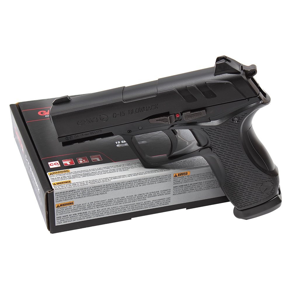Пистолет пневматический GAMO C-15 (blowback), калибр 4,5 мм. Фото №6 Пистолет пневматический GAMO C-15 (blowback), калибр 4,5 мм. Фото №6