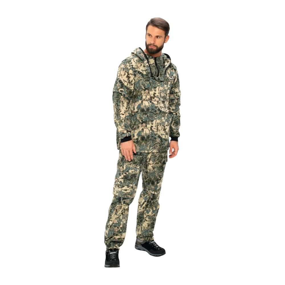 Костюм летний Huntsman Антигнус-Люкс с ловушками и пыльниками (цвет Лабиринт, ткань Смесовая) р. 32-34/. Фото №1