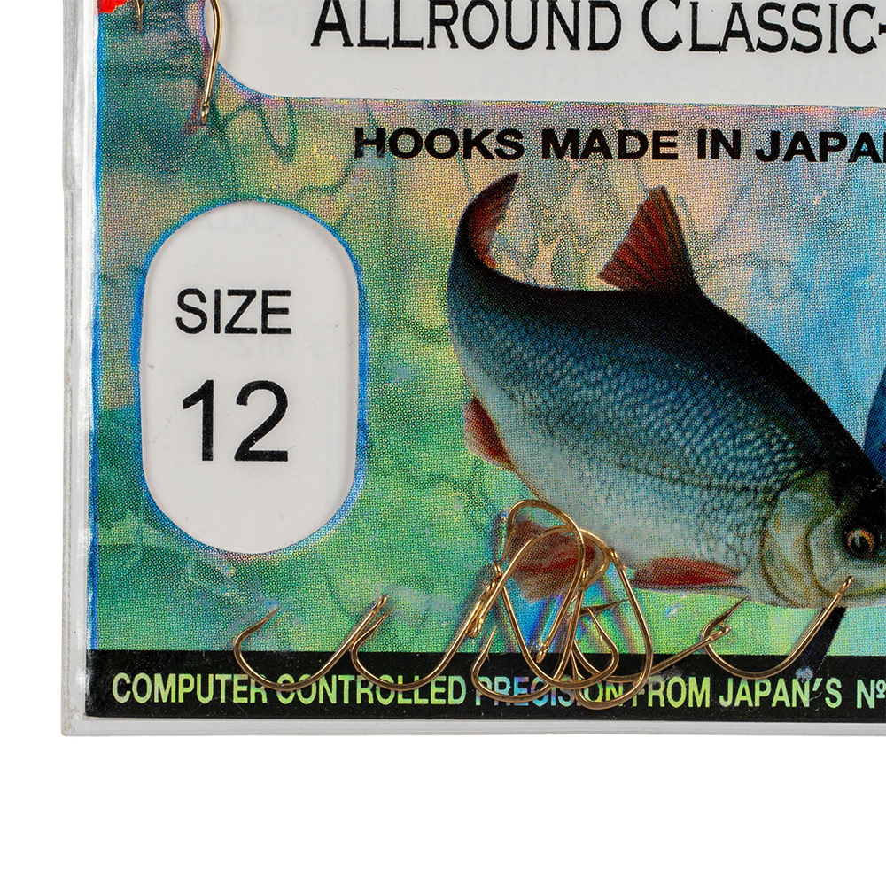 Крючок Gamakatsu G-Method Allround Hooks Gold №12. Фото №2