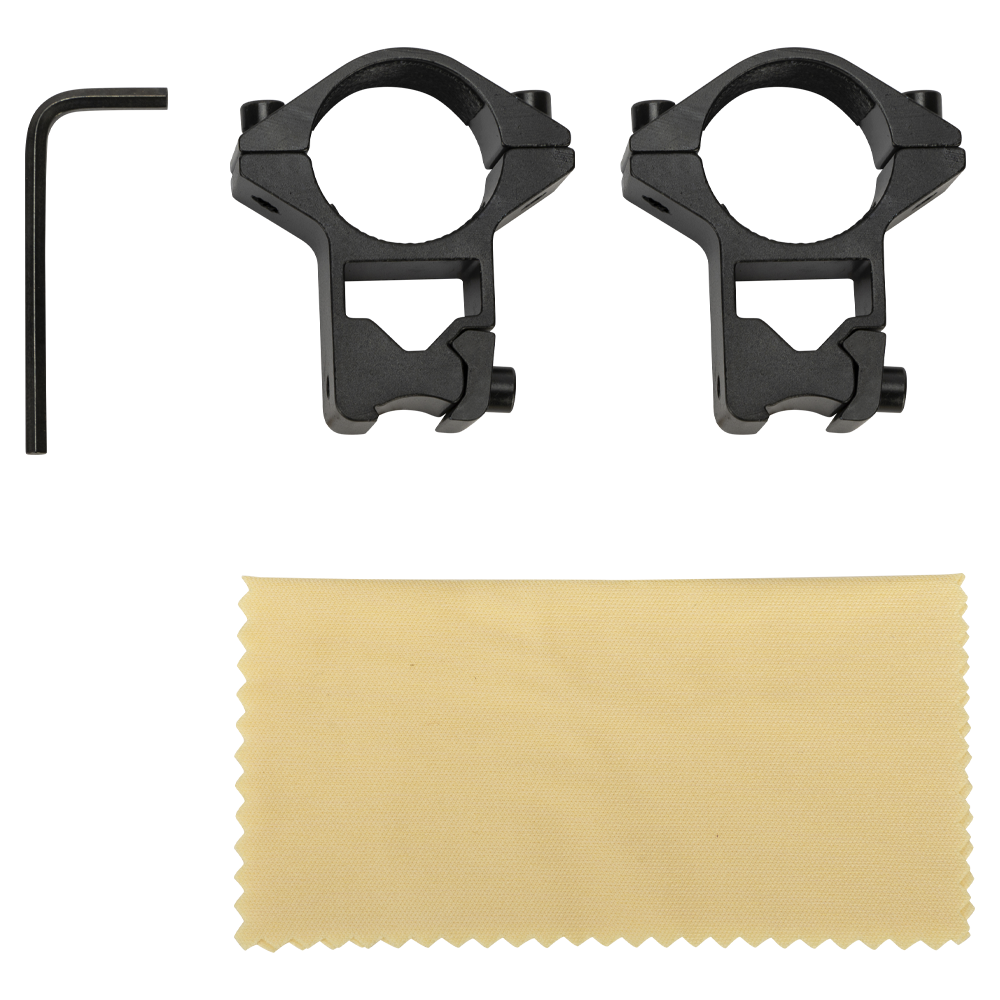 Прицел оптический BORNER 4x40 Mildot (кольца). Фото №8