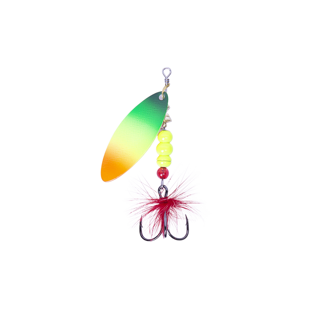 Блесна вращающаяся MADFISH Aglia Long №3, 11,5гр, цвет (Rainbow). Фото №2