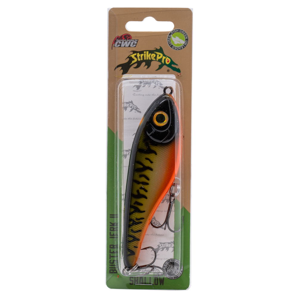 Воблер Strike Pro Buster Jerk II Shallow Runner 120мм, 37гр, 0,3м-2,0м, цвет EG-049#C622F. Фото №3 Воблер Strike Pro Buster Jerk II Shallow Runner 120мм, 37гр, 0,3м-2,0м, цвет EG-049#C622F. Фото №3