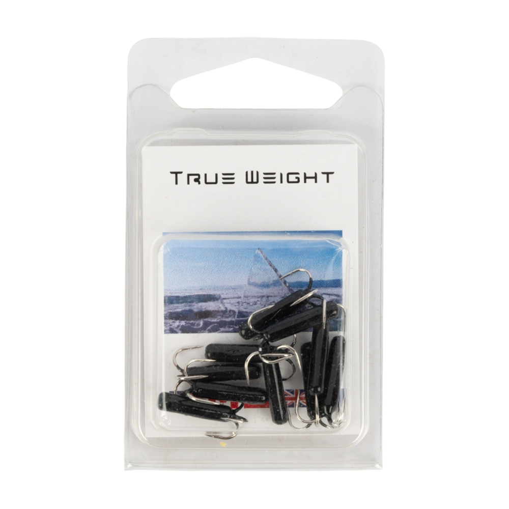 Мормышка свинцовая Trye Weight черная "Чертик-спичка" 0,8гр (10 шт). Фото №1