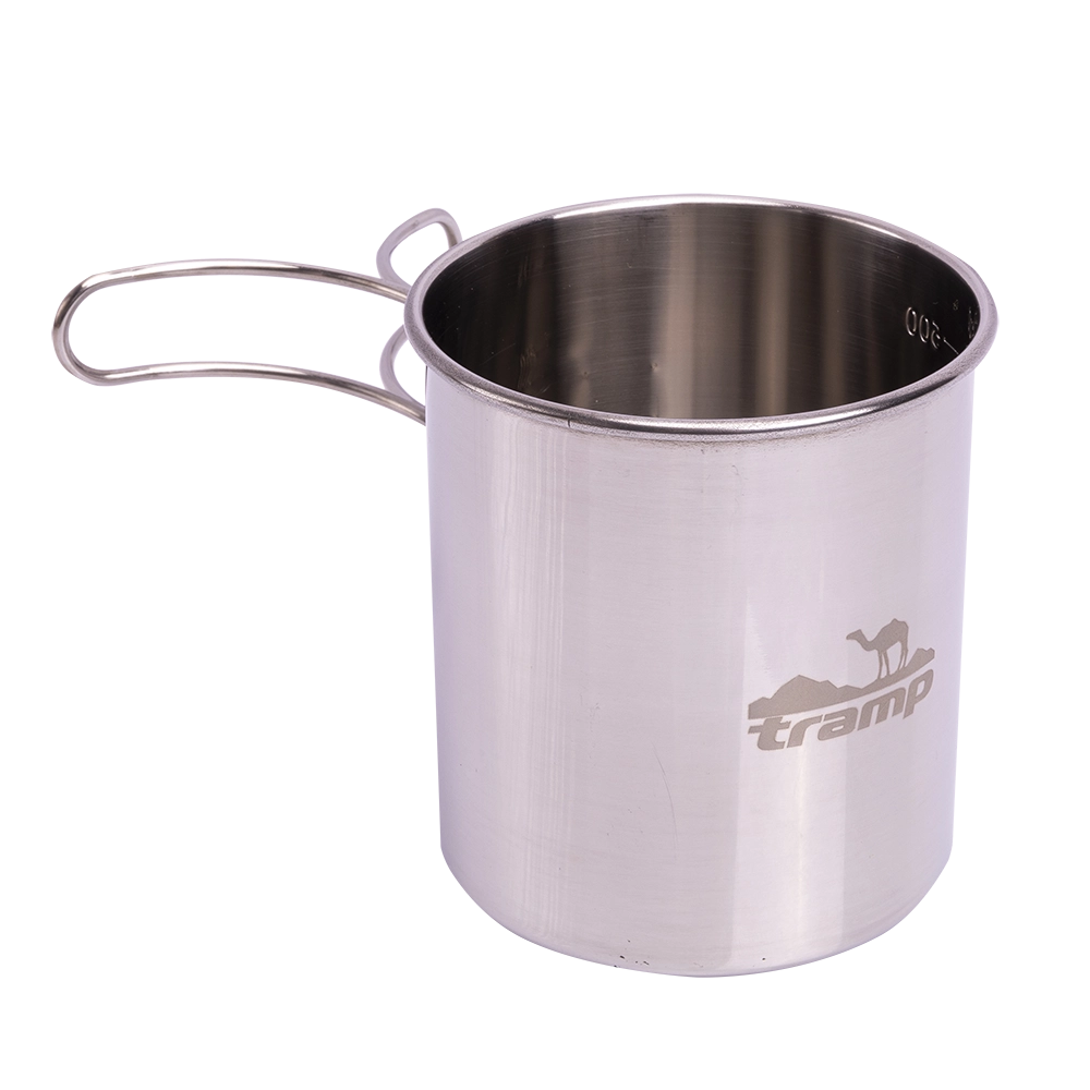 Кружка Tramp со складными ручками и мерной шкалой (500мл). Фото №1