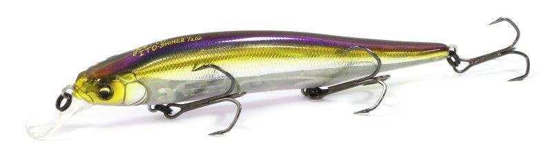Воблер Megabass Ito-Shiner 115мм, 14гр, заглубление 1,8-3м цвет (ht ito tennessee shad). Фото №1
